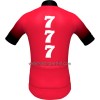 Set Fietsshirt + Korte Koersbroek 2023 Team 777 Rood